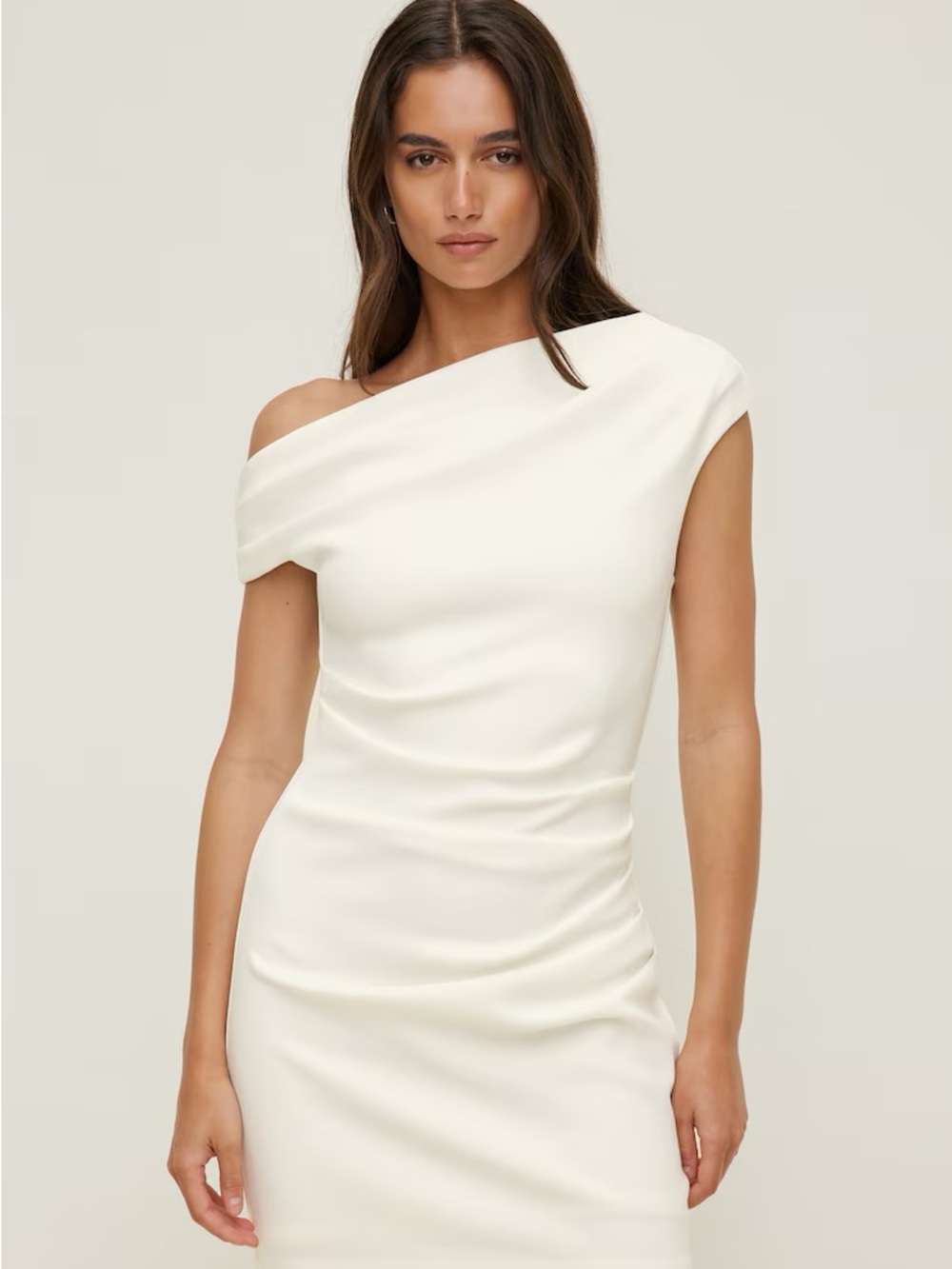 One-Shoulder Pink Dress